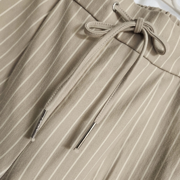 Striped Tan Women's Pants. Size Small. - Picture 2 of 11